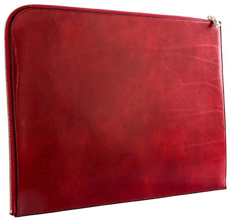 Bosca Old Leather 16" Portfolio / Envelope in Brick Red