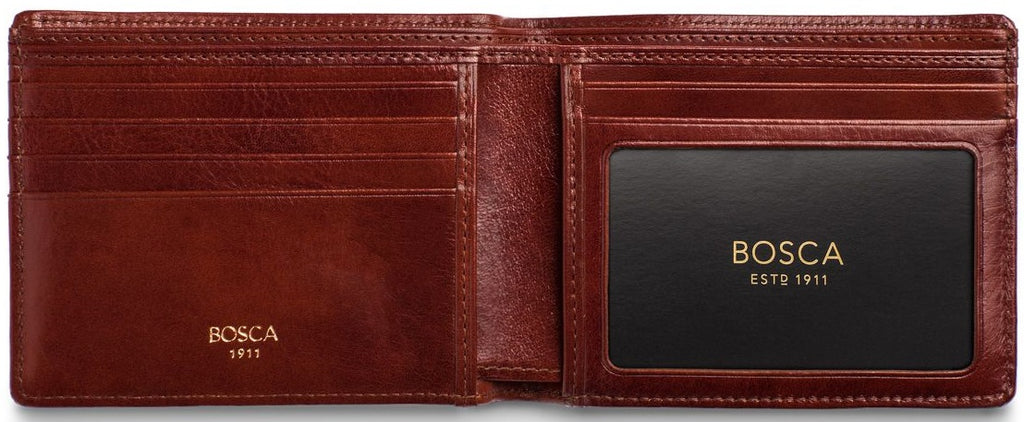 Bosca Old Leather 5-Pocket Wallet w/ ID