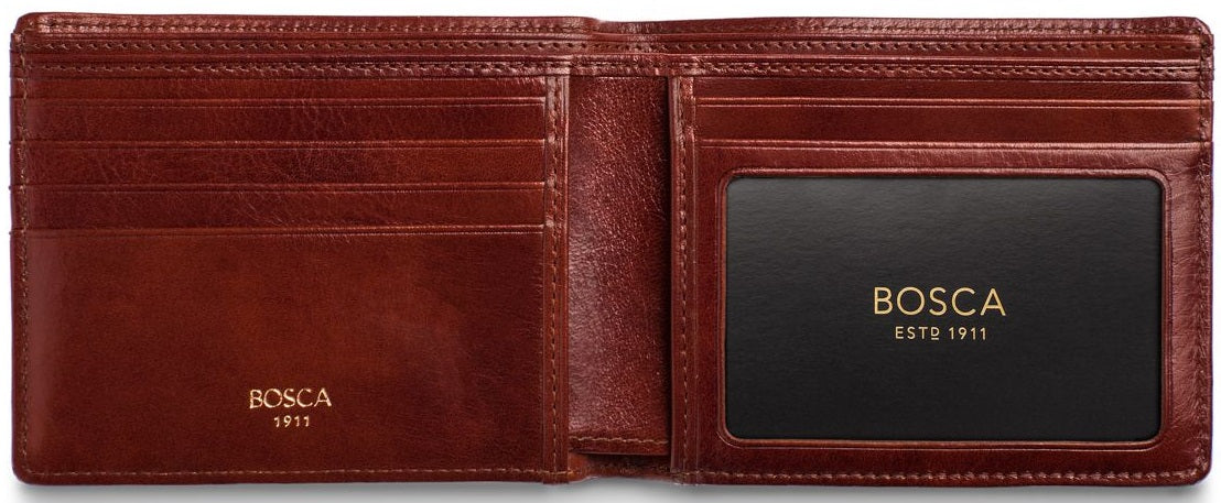 Bosca Old Leather 5-Pocket Wallet w/ ID