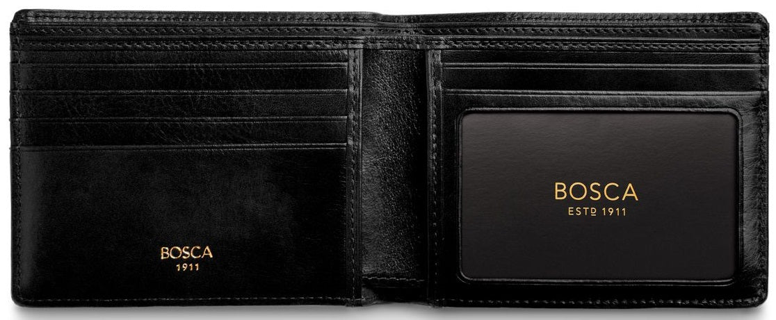 Bosca Old Leather 5-Pocket Wallet w/ ID