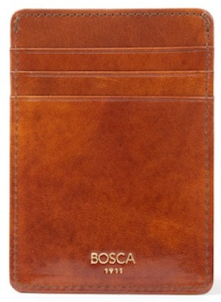 Bosca Old Leather Deluxe Front Pocket Wallet