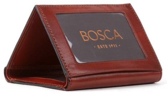Bosca Old Leather Double I.D. Trifold Wallet
