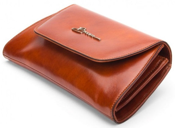 Bosca Old Leather Flap Clutch