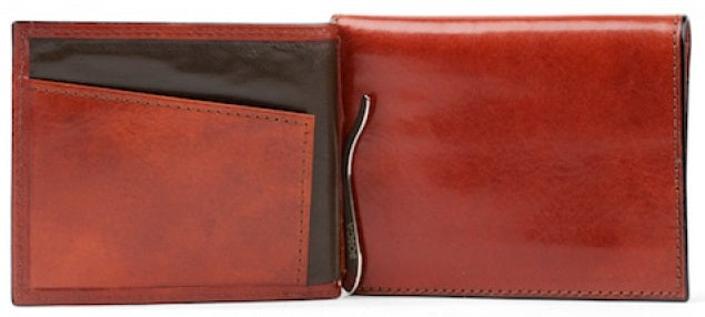 Bosca Old Leather Money Clip w/ Pockets