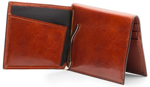 Bosca Old Leather Money Clip w/ Pockets