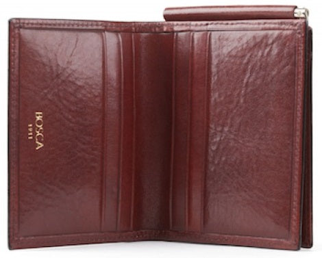 Bosca Old Leather Money Clip w/ Pockets