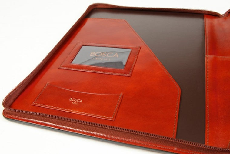 Bosca Old Leather Zip Around Portfolio
