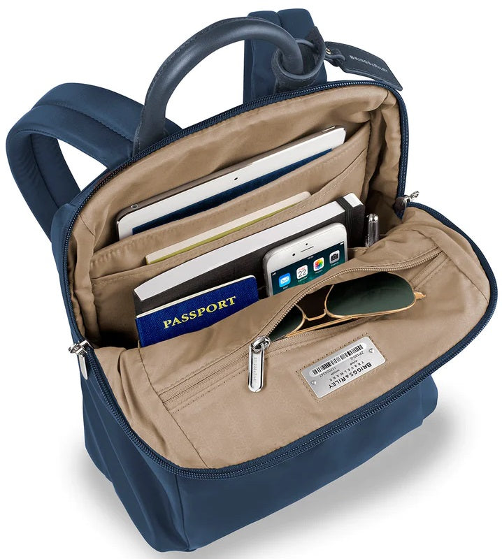 Briggs & Riley Rhapsody Slim Backpack in Plum