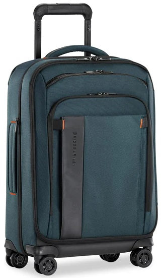 Briggs & Riley ZDX Domestic Carry-On Expandable Spinner in Ocean Blue