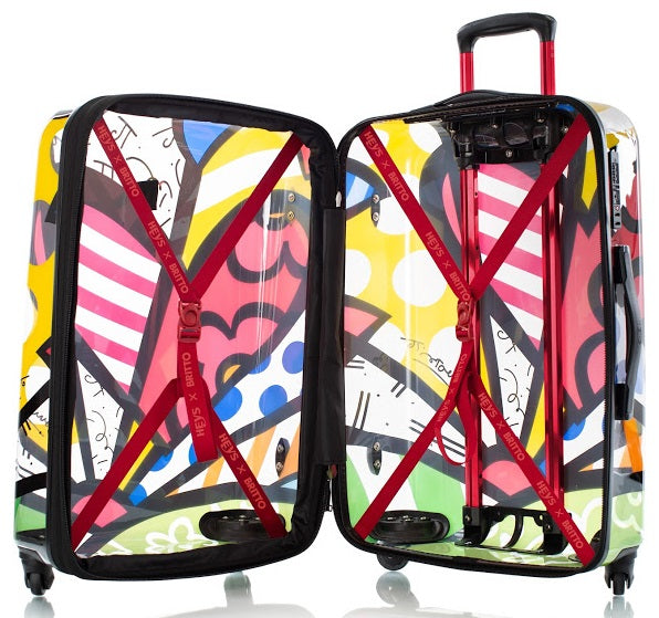 Britto by Heys "A New Day" 3-Piece Transparent Luggage Set