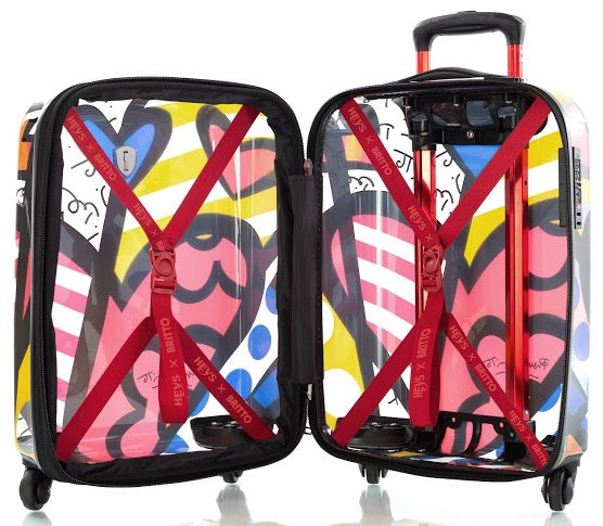 Britto by Heys "A New Day" 21" Transparent Case
