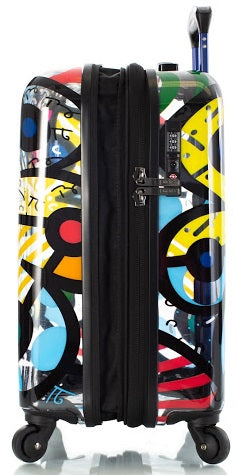 Britto by Heys "Butterfly" 21" Hardside Transparent Spinner Case