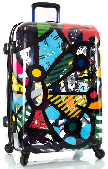 Britto by Heys "Butterfly" 26" Hardside Transparent Spinner Case