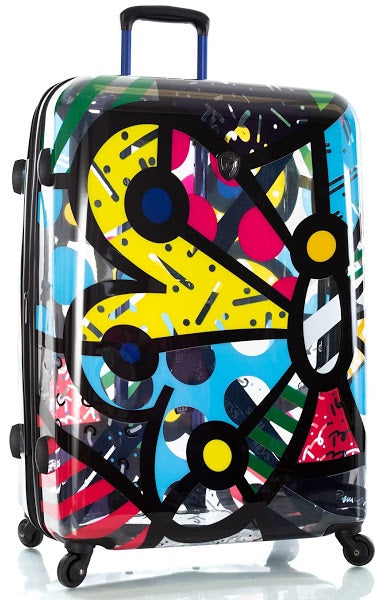 Britto by Heys "Butterfly" 30" Hardside Transparent Spinner Case