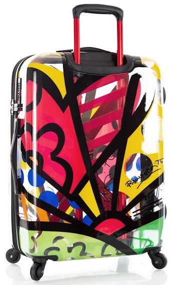 Britto by Heys "A New Day" 26" Hardside Transparent Spinner Case