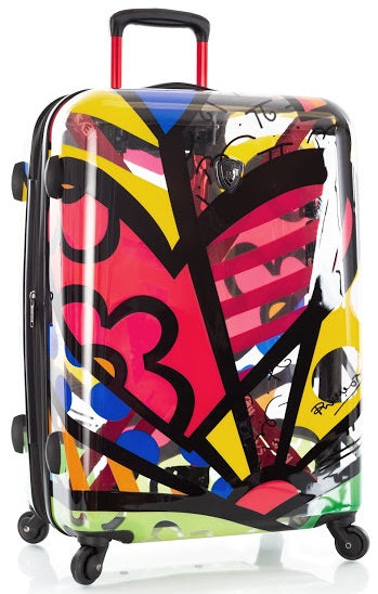 Britto by Heys "A New Day" 26" Hardside Transparent Spinner Case