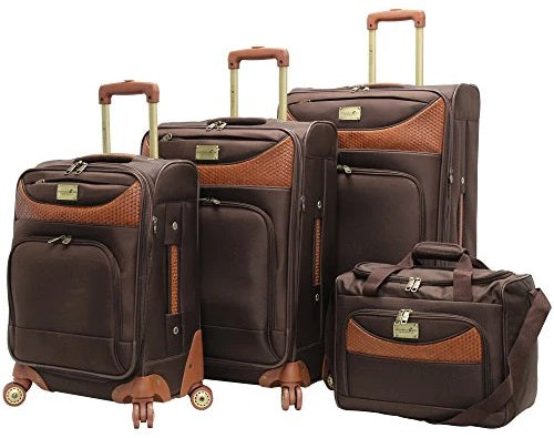 Carribean Joe Castaway 4-Piece Luggage Set