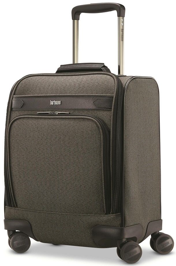 Hartmann Herringbone Deluxe Underseat Carry-On Spinner