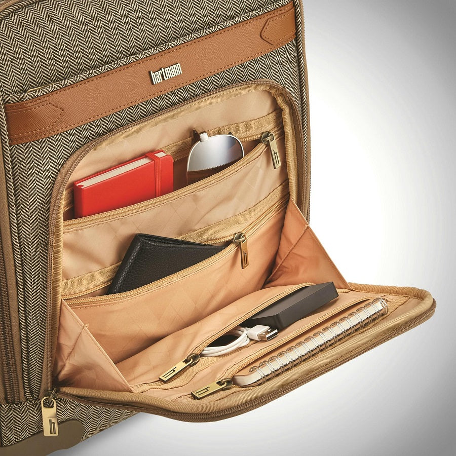 Hartmann Herringbone Deluxe Underseat Carry-On Spinner