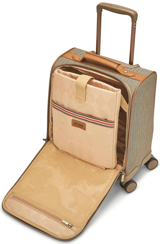 Hartmann Herringbone Deluxe Underseat Carry-On Spinner
