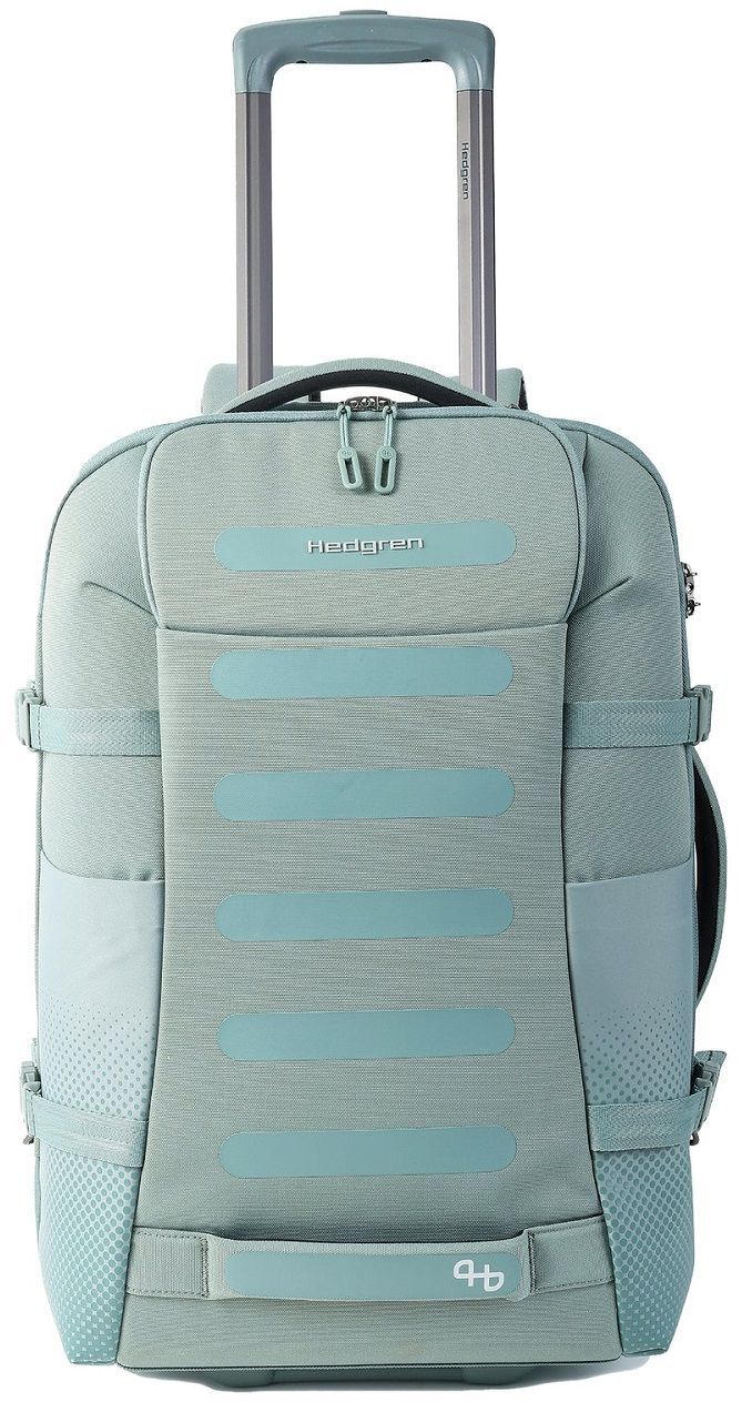 Hedgren Multy Wheeled Backpack in Grey Green