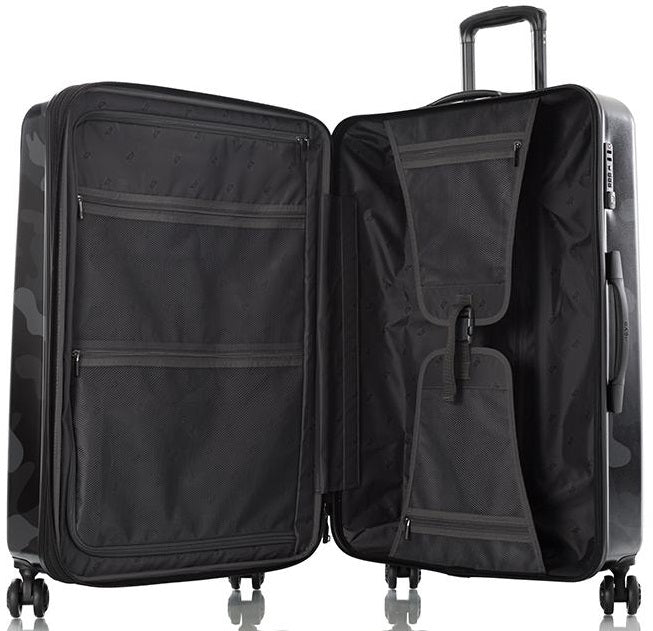 Heys Black Camo 3-Piece Luggage Set