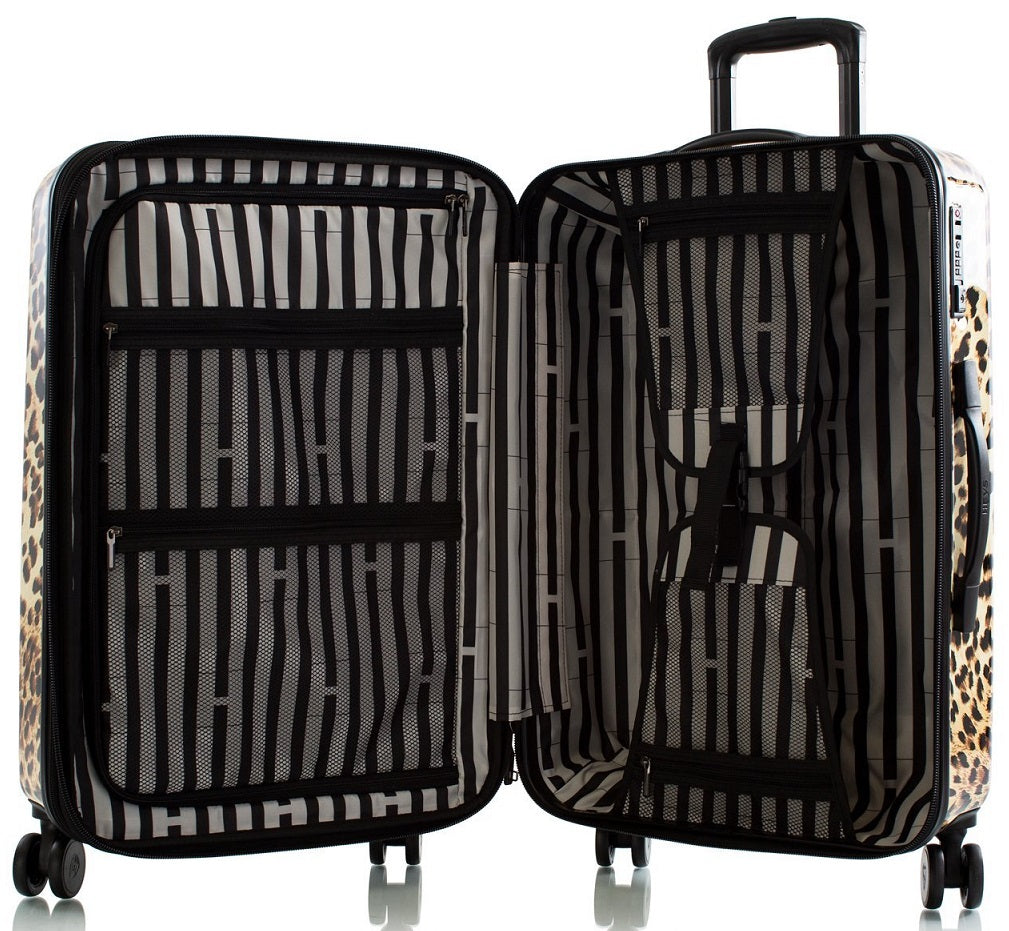 Heys Brown Leopard 3-Piece Luggage Set