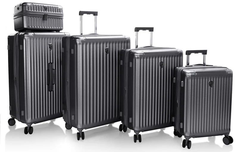 Heys Luxe 5-Piece Luggage Set in Gunmetal
