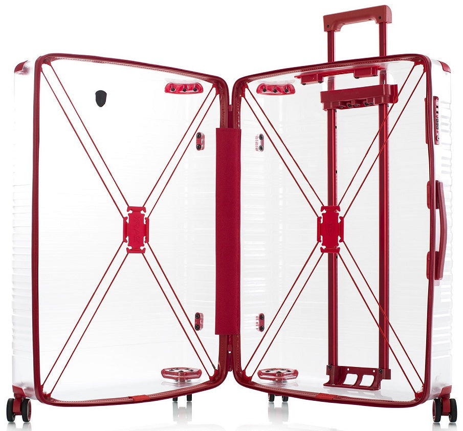 Heys X-Ray 3-Piece Transparent Luggage Set