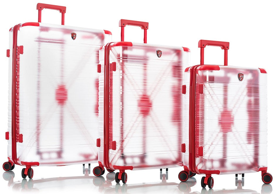 Heys X-Ray 3-Piece Transparent Luggage Set