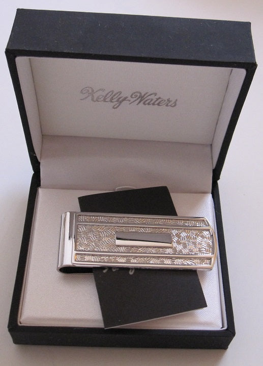 Kelly Waters Rhodium Plated Money Clips