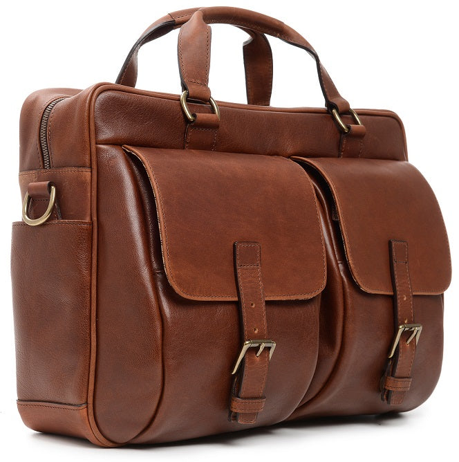 Korchmar Barton Leather Laptop Briefcase