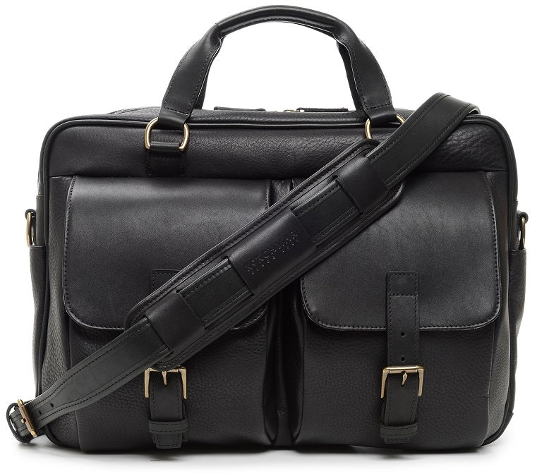 Korchmar Barton Leather Laptop Briefcase