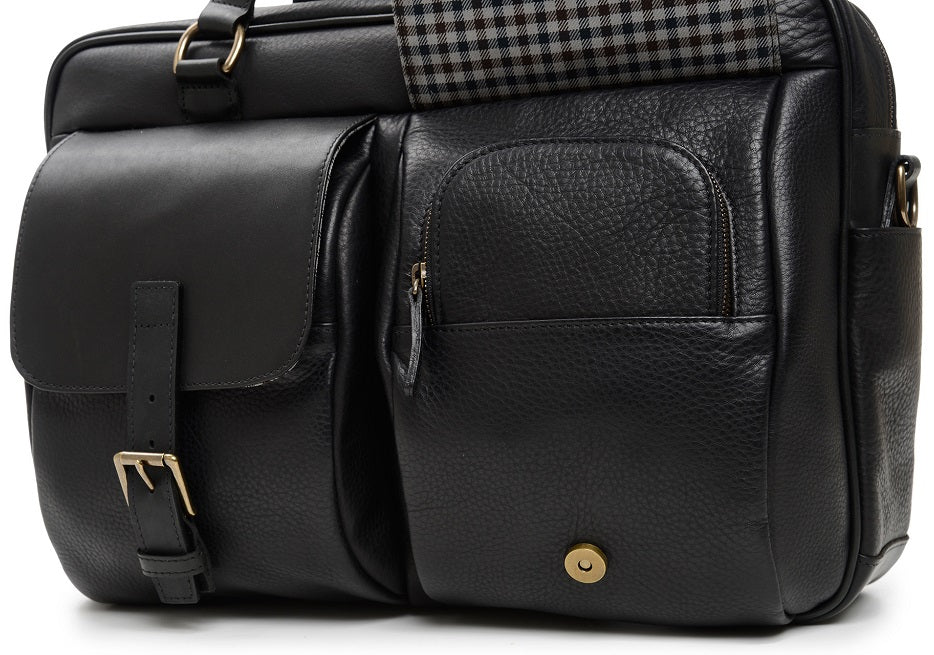 Korchmar Barton Leather Laptop Briefcase
