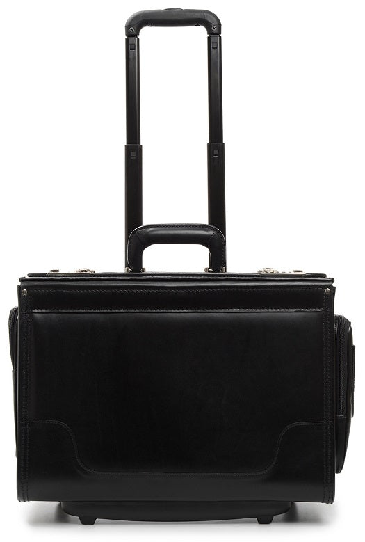 Korchmar Counselor Leather Wheeled Litigation Case