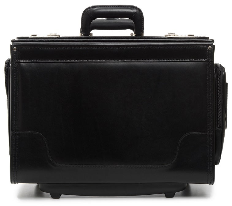 Korchmar Counselor Leather Wheeled Litigation Case