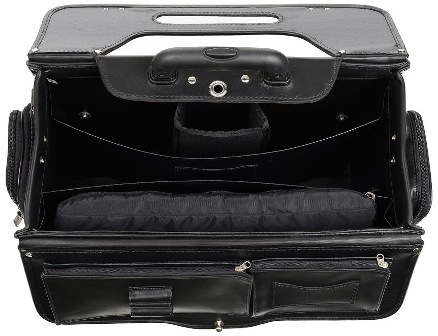 Korchmar Counselor Leather Wheeled Litigation Case