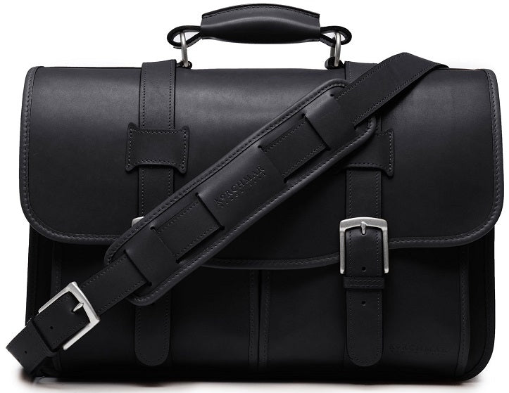 Korchmar Garfield Leather Laptop Briefcase
