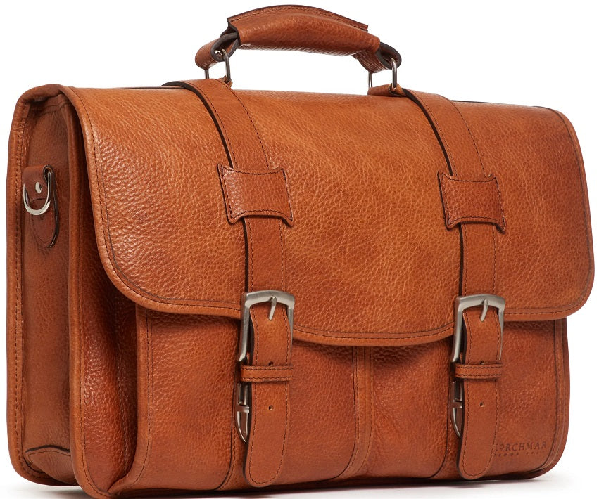 Korchmar Garfield Leather Laptop Briefcase