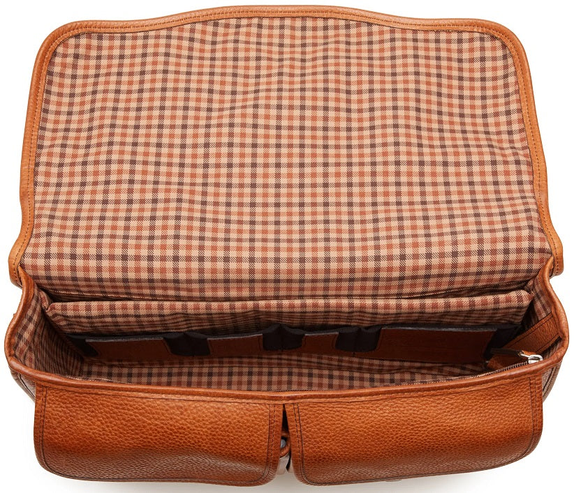 Korchmar Garfield Leather Laptop Briefcase