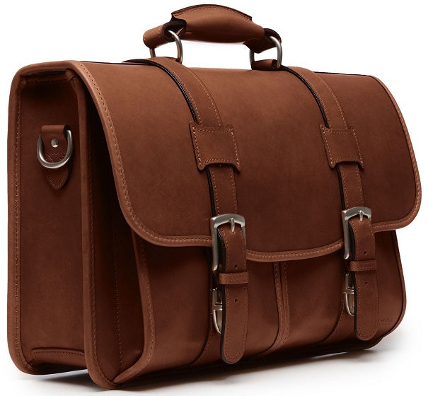 Korchmar Garfield Leather Laptop Briefcase