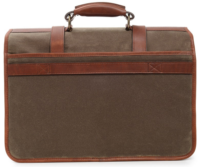 Korchmar Garfield Waxed Canvas Laptop Briefcase
