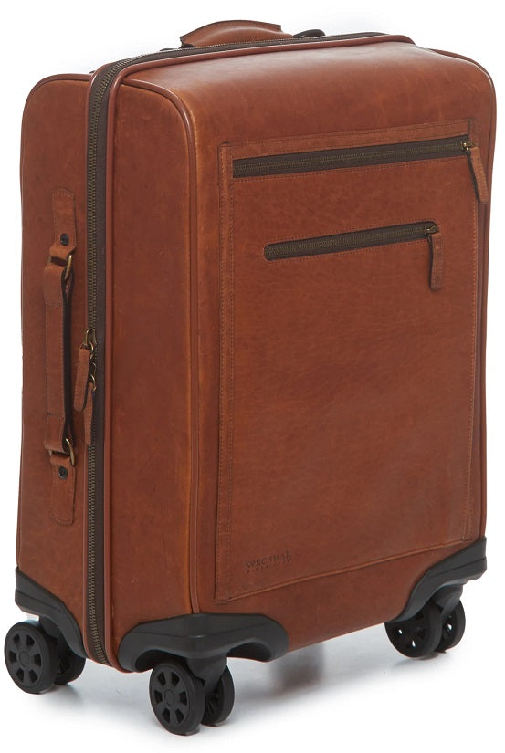 Korchmar Hudson 22" Leather Wheeled Carry-On