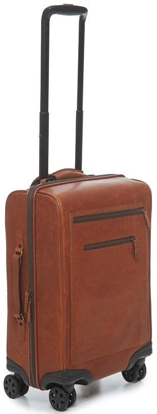 Korchmar Hudson 22" Leather Wheeled Carry-On