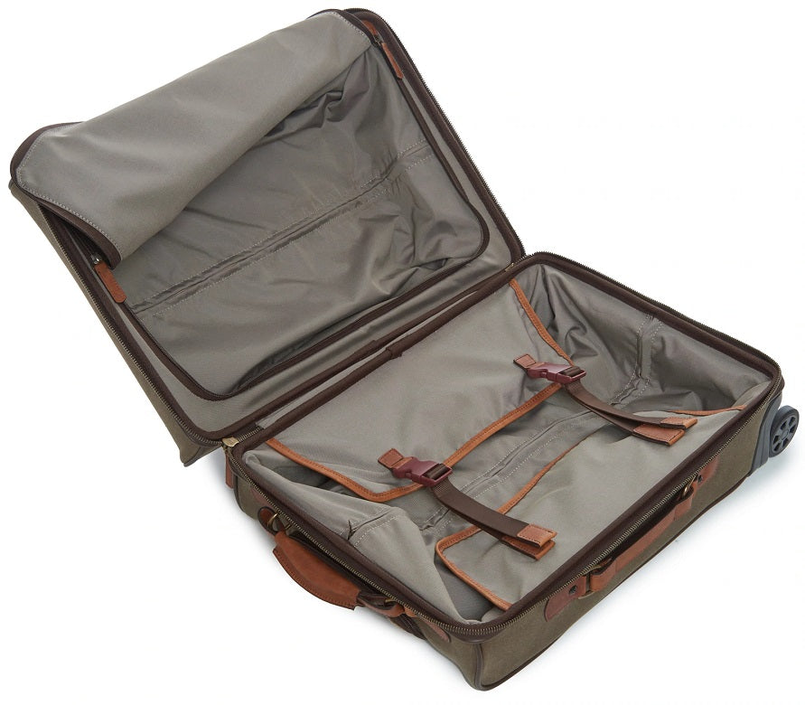 Korchmar Hudson 22" Waxed Canvas Wheeled Carry-On
