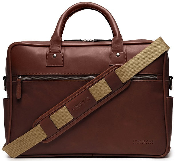 Korchmar Redford Leather Laptop Briefcase