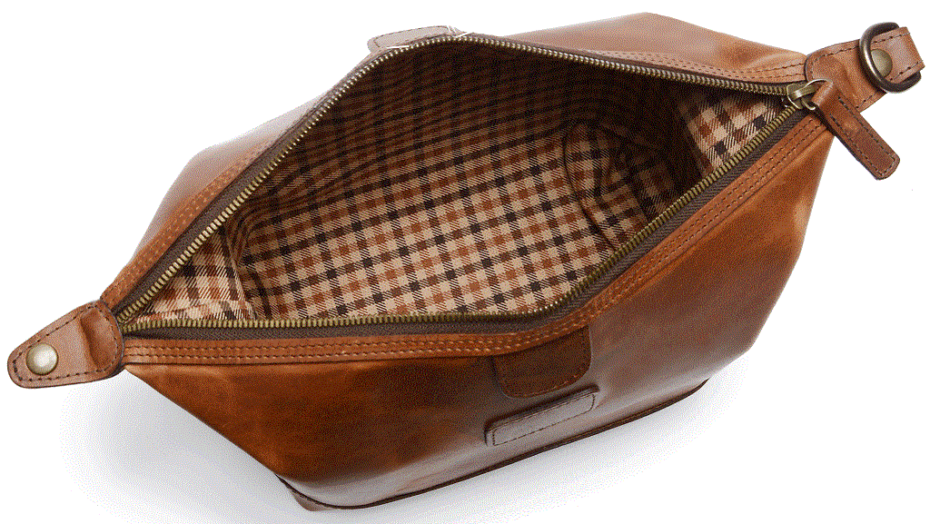 Korchmar Ryder Leather Dopp Kit