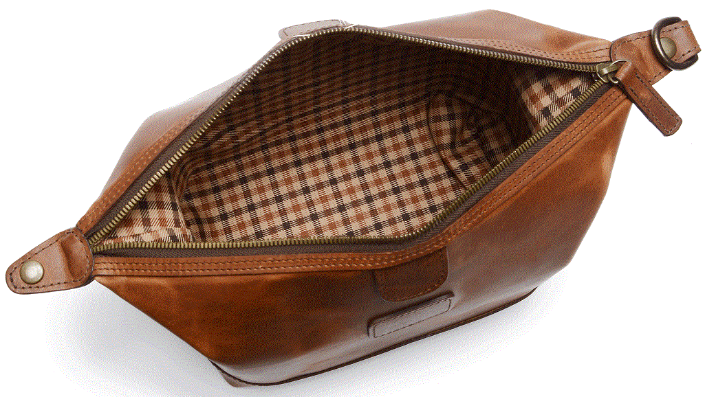 Korchmar Ryder Leather Dopp Kit