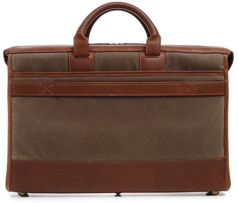 Korchmar Sawyer Waxed Canvas Laptop Briefcase