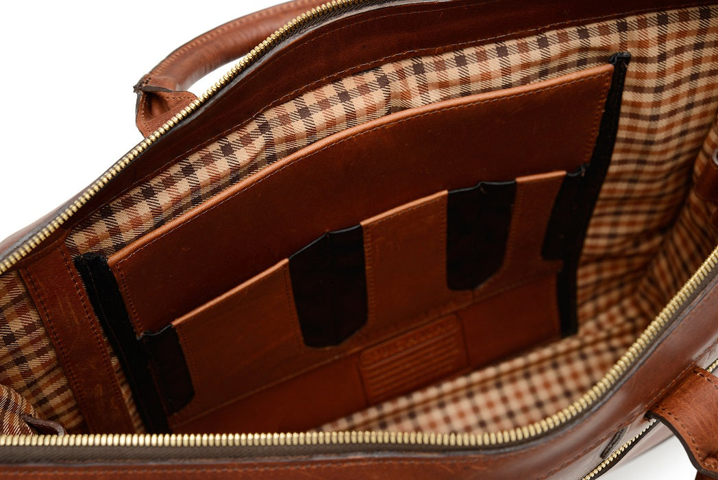 Korchmar Sawyer Leather Laptop Briefcase